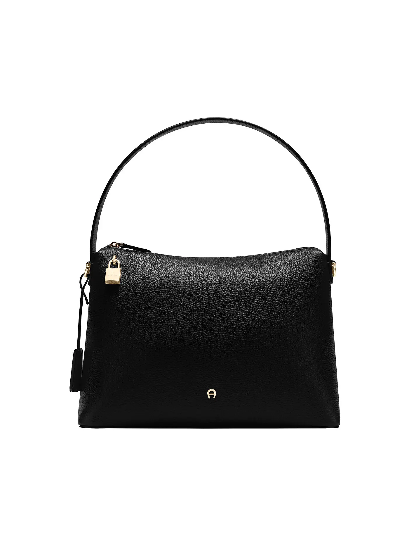 AIGNER | Ledertasche - Hobo Bag DELIA Medium | schwarz